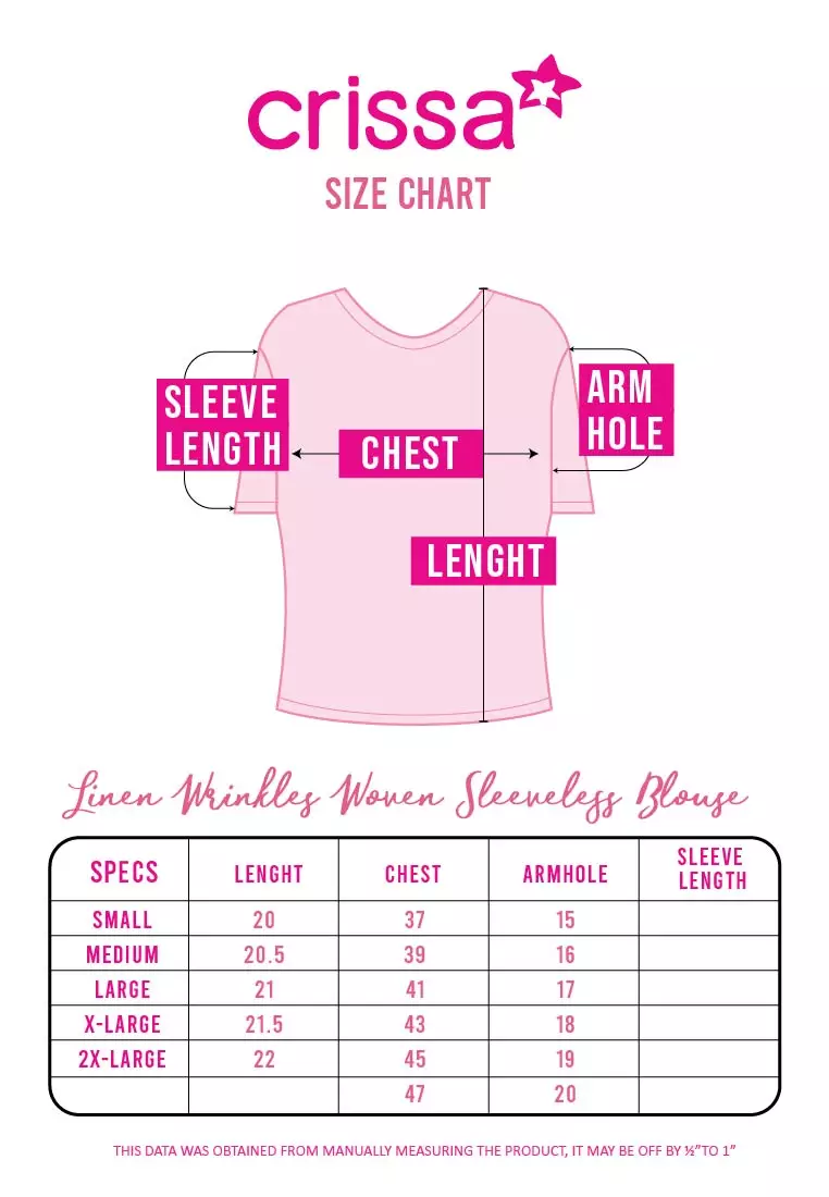 Linen Wrinkles Woven Sleeveless Blouse