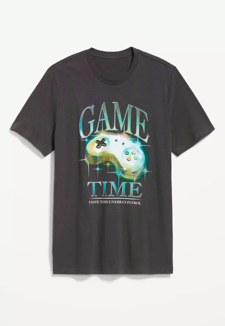 Crew-Neck Graphic T-Shirt