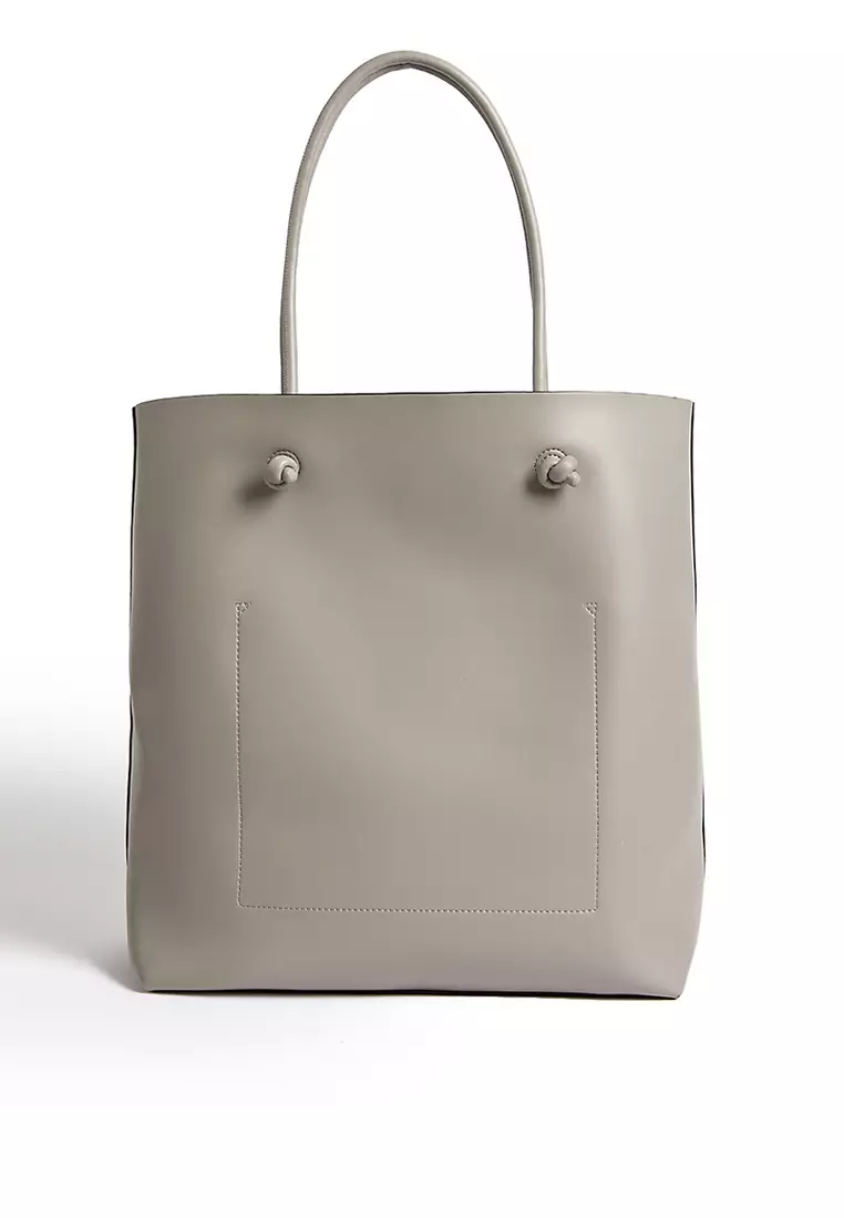 Faux Leather Tote Bag