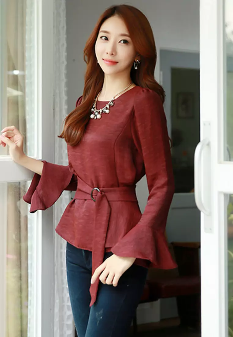 Korean blouse design best sale