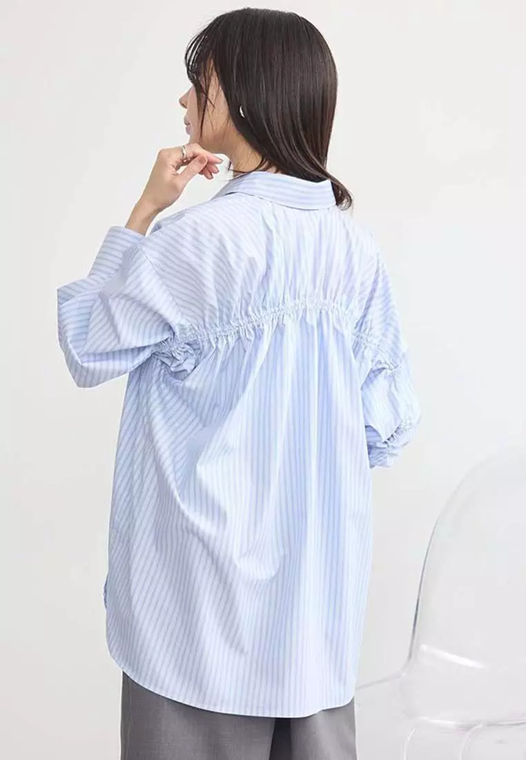 Earth Music  & Ecology - Riko Back Drawstring Shirt