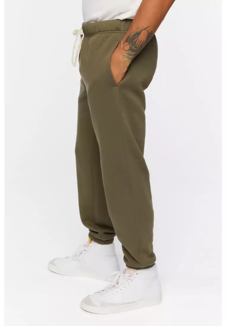 Forever 21 on sale fleece drawstring joggers