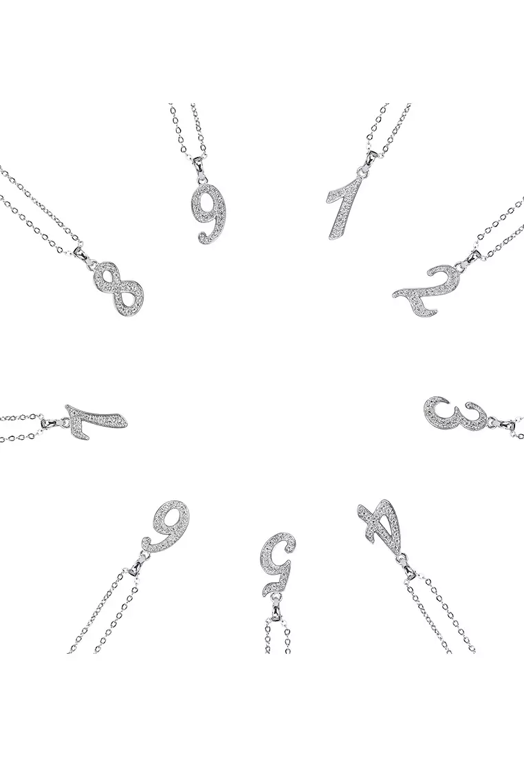 Personalised Collection Numeric Necklace - No.3