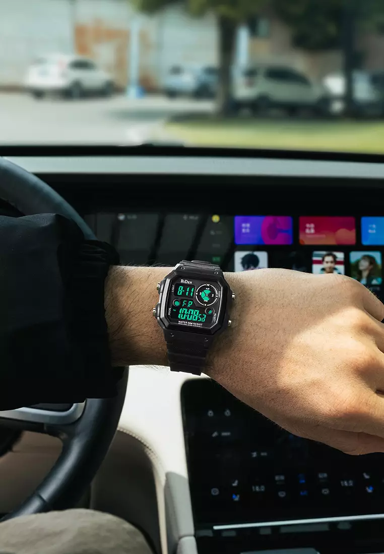 Jam Tangan Pria Digital Pria Militer Olahraga Kasual Anti Air Jam Tangan Cowok