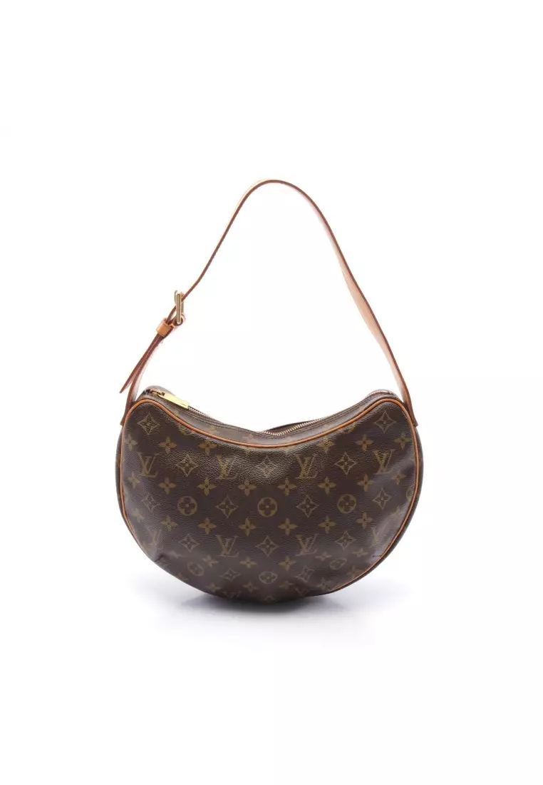 Louis Vuitton Pre-loved LOUIS VUITTON Croissant monogram Shoulder bag PVC leather Brown | Buy Louis Vuitton Online | ZALORA Hong