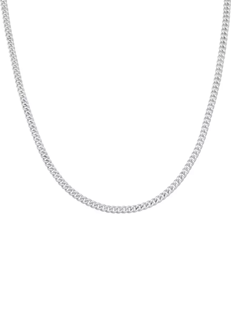 EXCLUSIVE Kalung Perhiasan Perak 925 Pria Armour Robust Basic