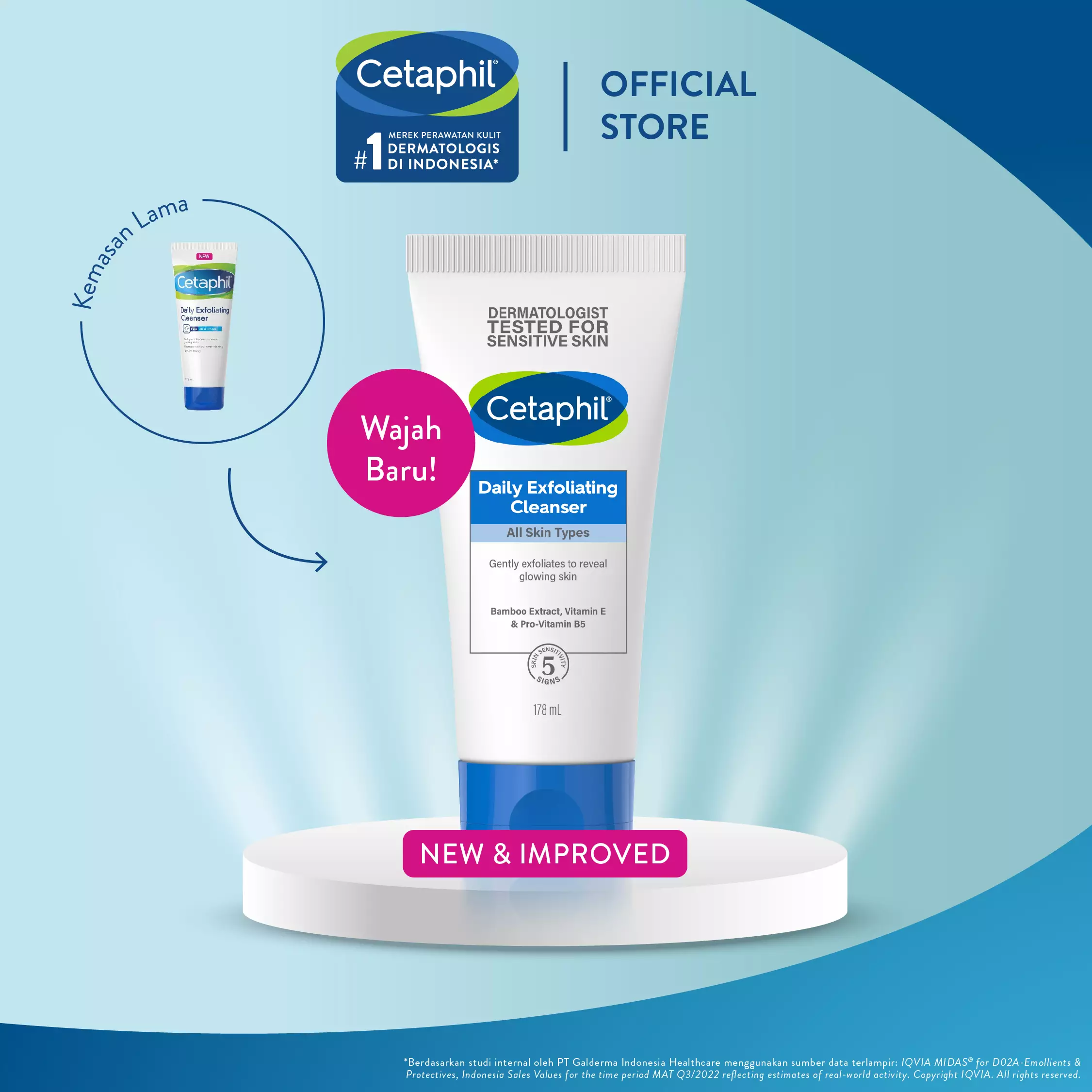 Cetaphil Daily Exfoliating Cleanser 178 ML