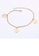 Glamorousky silver Fashion Simple Plated Gold Heart-shaped Lock 316L Stainless Steel Anklet 01FA3ACA6E352EGS_3