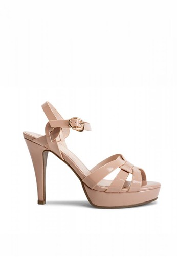 Jual Pretty Fit Nude Heels Sandals Original Zalora Indonesia