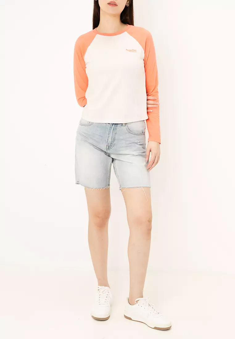 Buy Superdry Essential Logo Baseball Tee Online ZALORA Malaysia