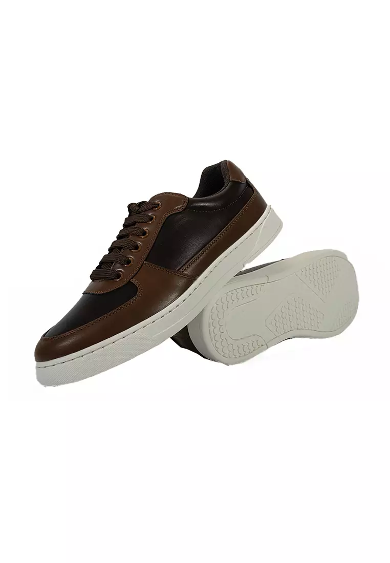 Men's Casual Sneakers Shoes MX 25403 Dark Brown C59