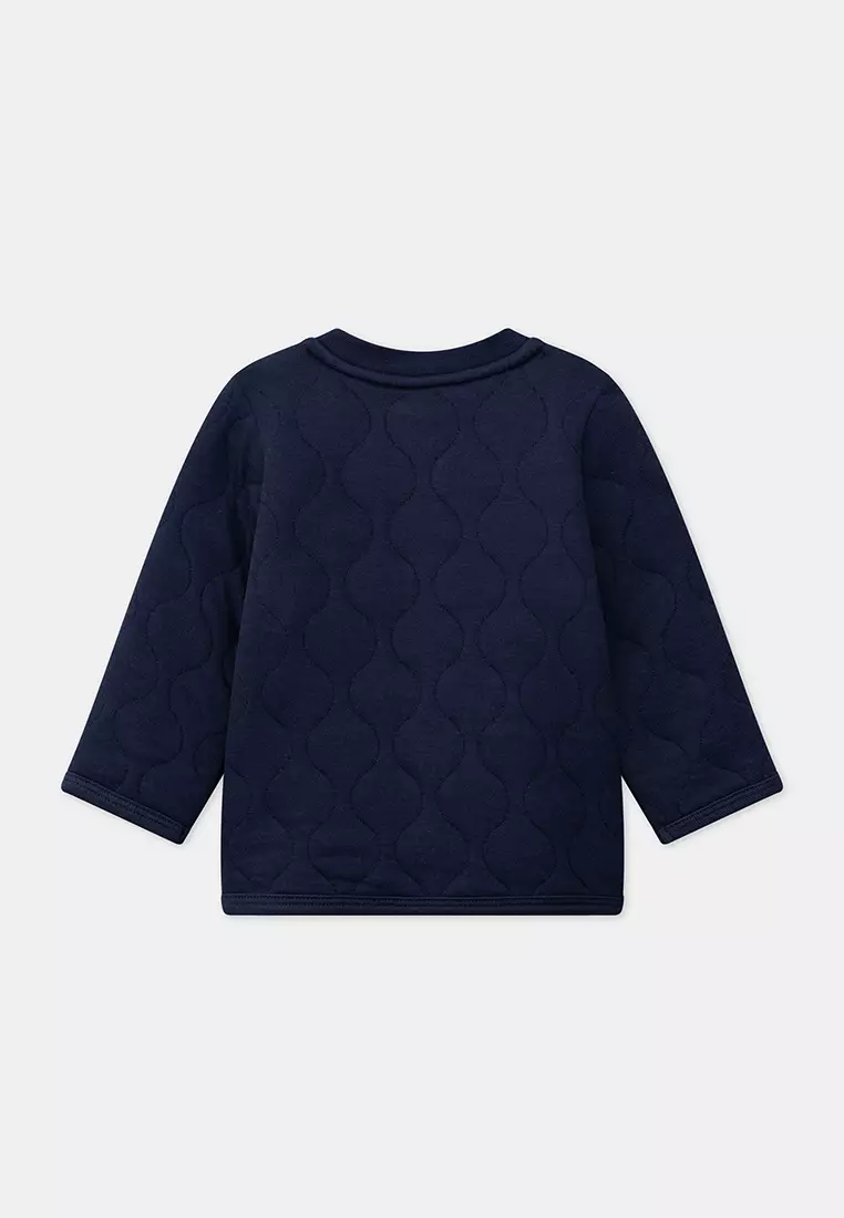 Blue Quilted Jacket
