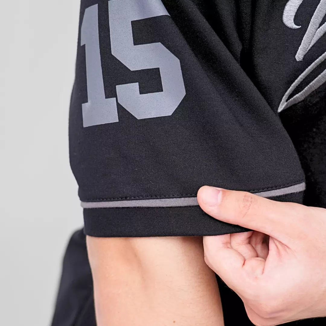 Ryusei Kaos Pria Boxy Oversize Base Black