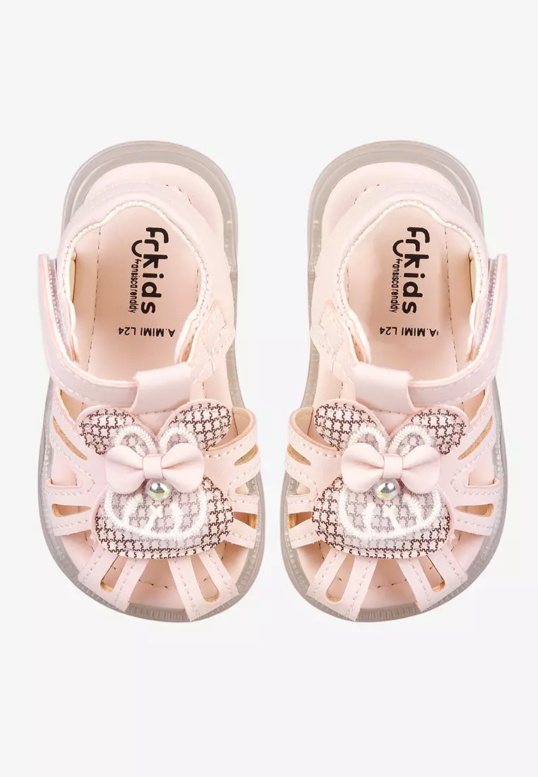 Sepatu Flat Shoes Anak Perempuan Pre Walker prewalker A.Mimi in Pink - Fransisca Renaldy