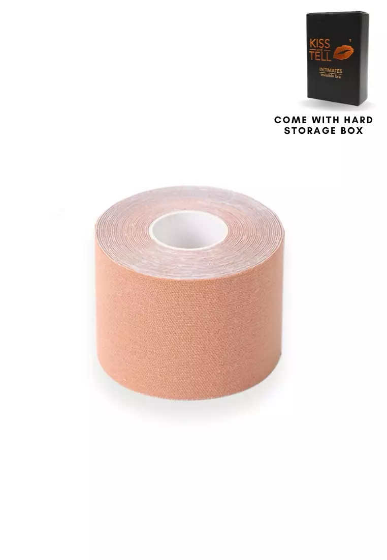 Premium 5cm Body Tape Invisible Breast Lifting and Sports Muscle Tape Roll Waterproof in Nude