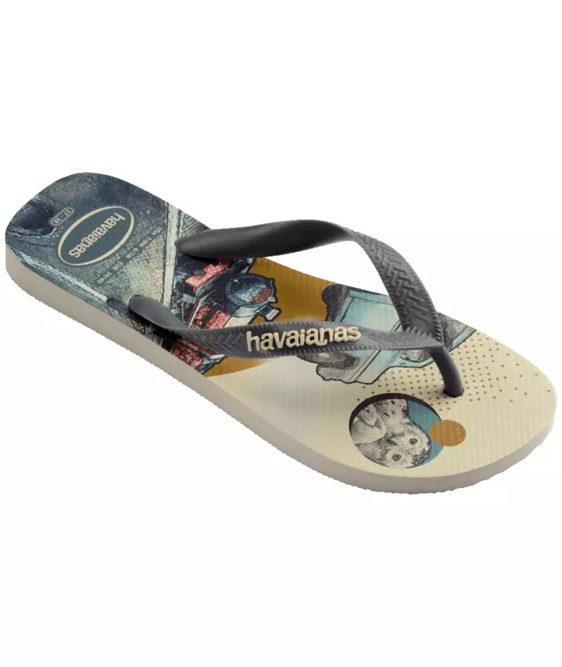 [ONLINE EXCLUSIVE] Havaianas 7469 - Harry Potter Beige/Gray Steel - Sandal Pria