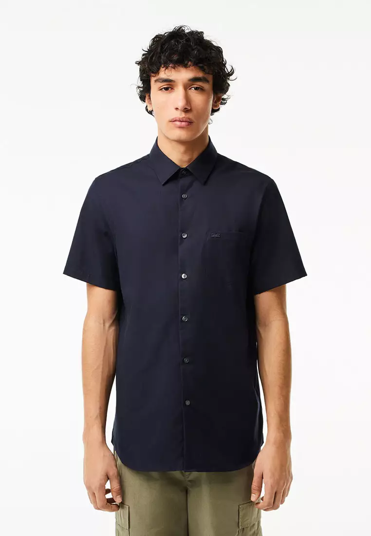 Men's Regular Fit Solid Cotton Shirt