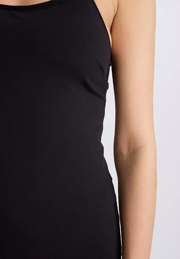 Fall in Love Regular Fit Cotton Tank Top