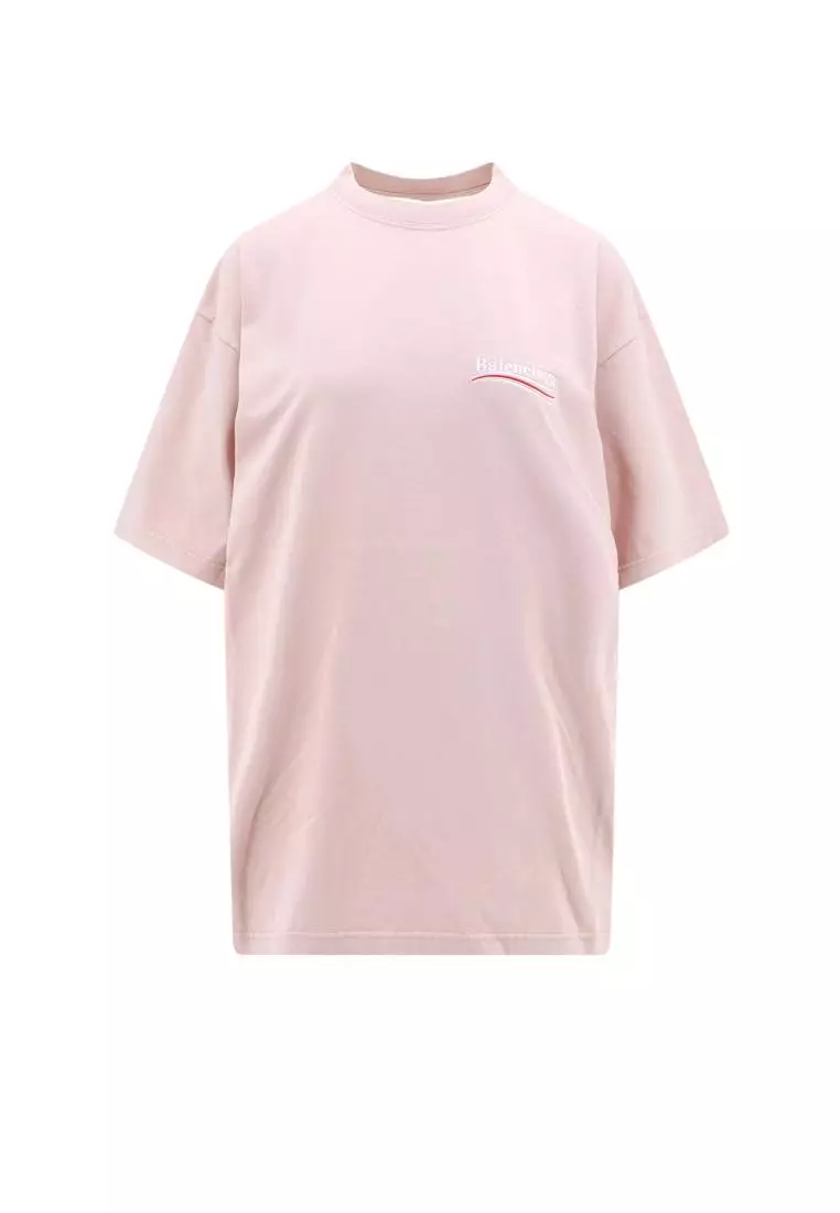 Balenciaga t outlet shirt pink logo