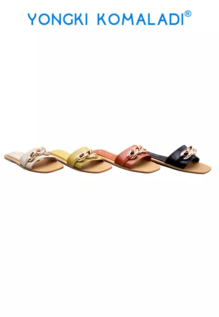 [ ORIGINAL ] YONGKI KOMALADI SANDAL OL-BY42205-23 TAN