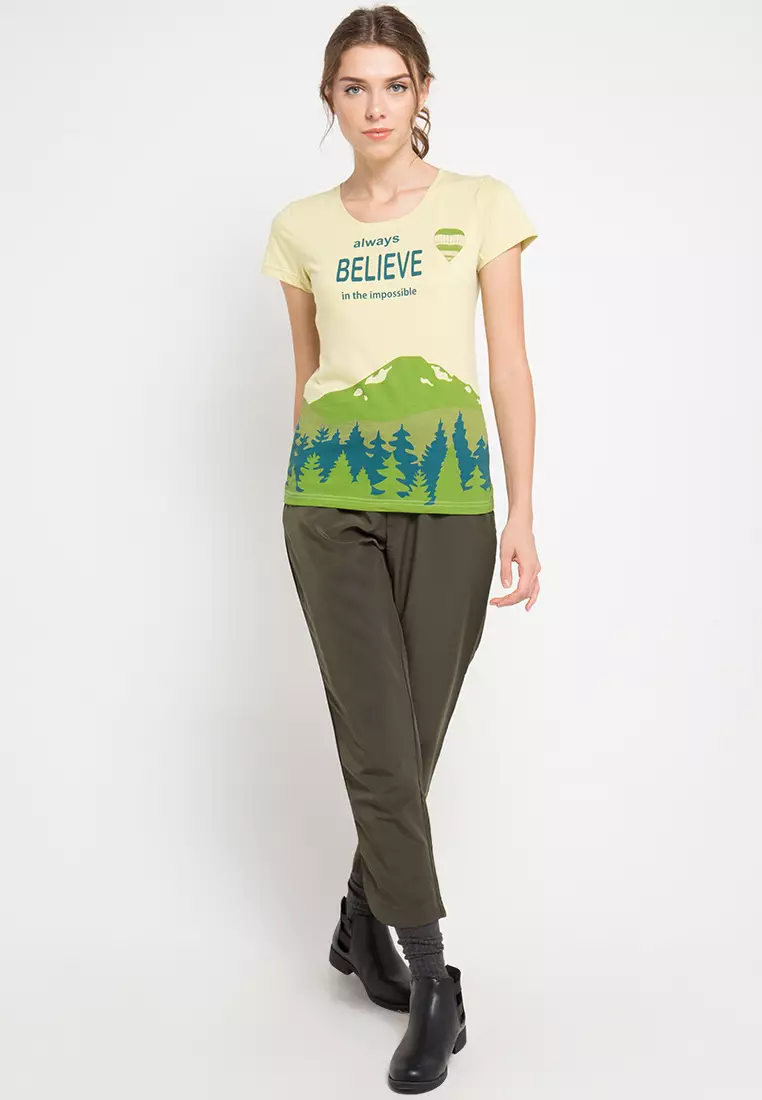 Print Always Belive short sleeve Tshirt