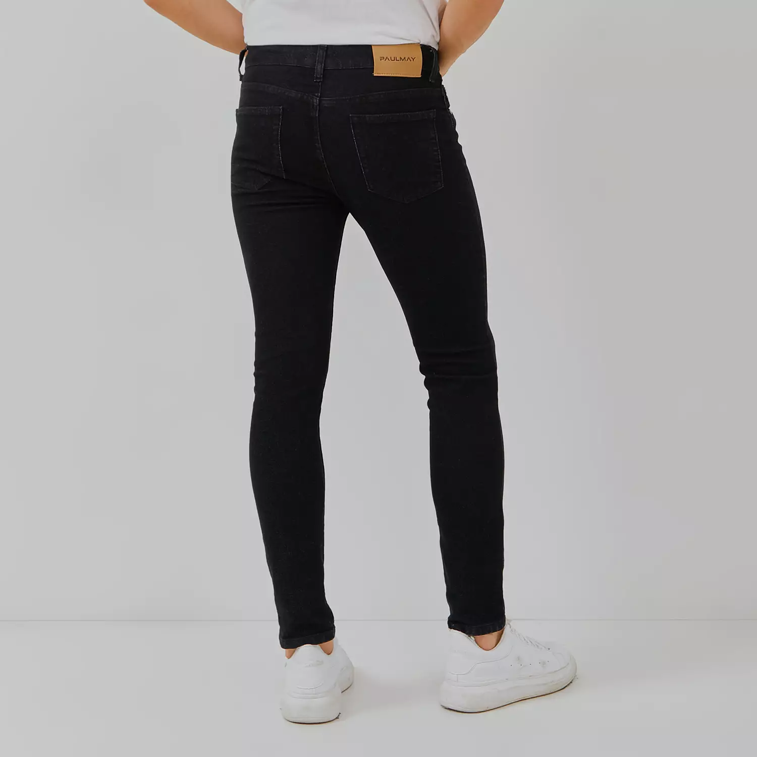 PAULMAY Celana Panjang Jeans Pria Slim Fit - Black