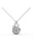 Her Jewellery silver Lock Pendant -  Made with premium grade crystals from Austria HE210AC96IGLSG_1