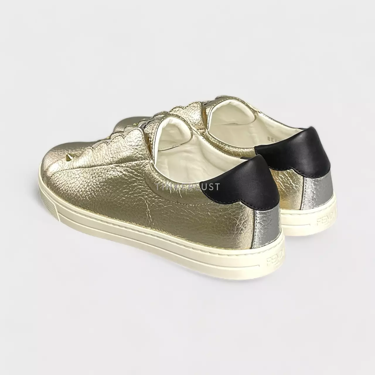 Fendi scalloped sneaker on sale