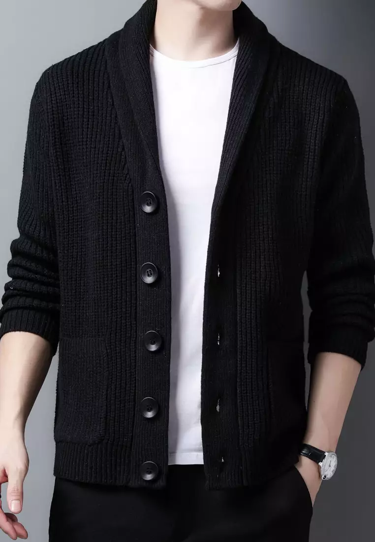 Jacquard Knitted Cardigan HT2531