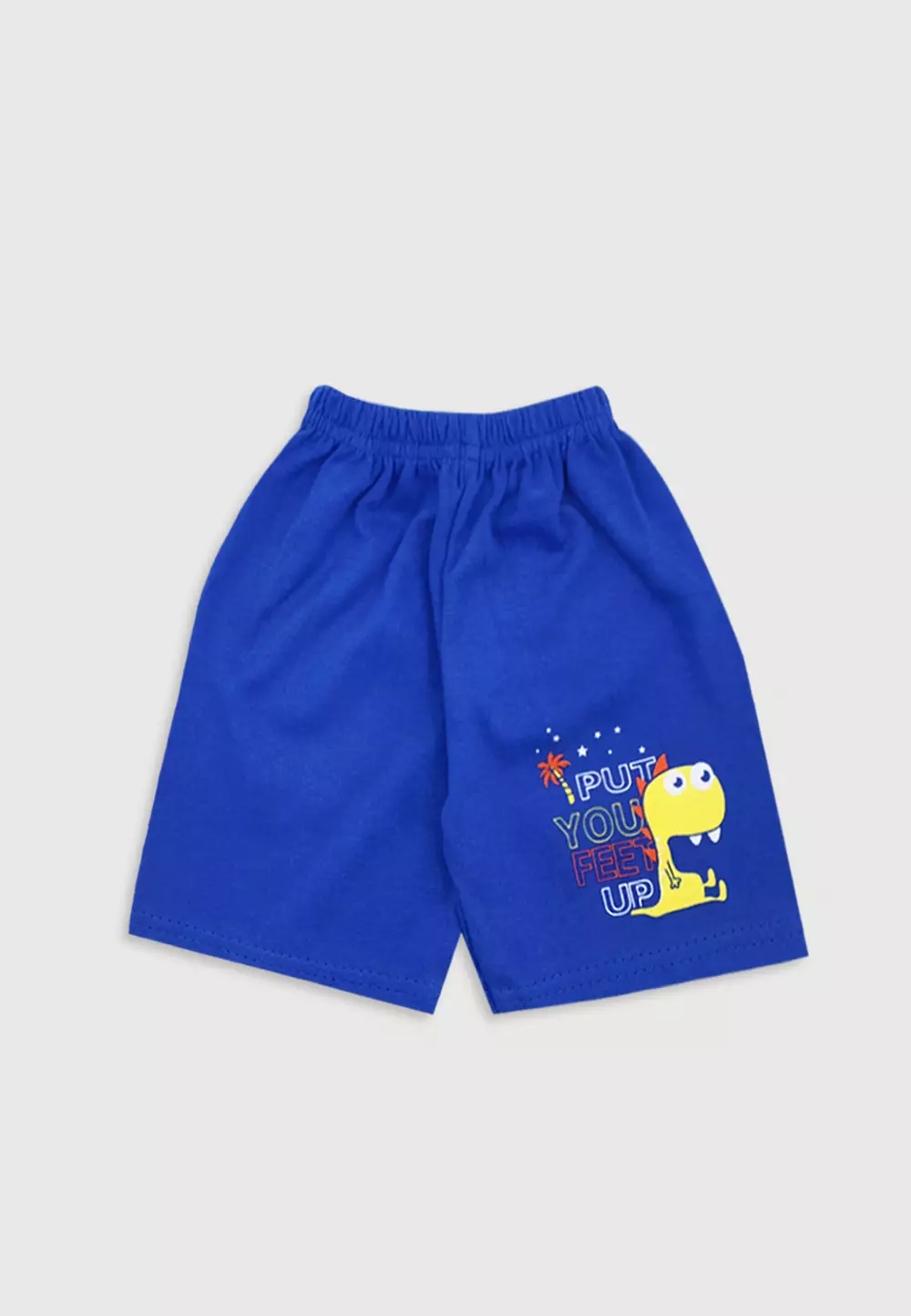 Wakakids Setelan Baju Singlet Bayi Anak Laki Laki Usia 6 Bulan Hingga 12 Bulan Motif Put You Dino 3123 Biru