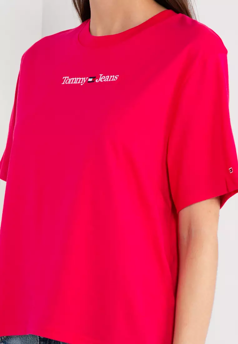 Hilfiger Classic Singapore Tee Buy Tommy Tommy Jeans | Linear Serif Online 2024 ZALORA -