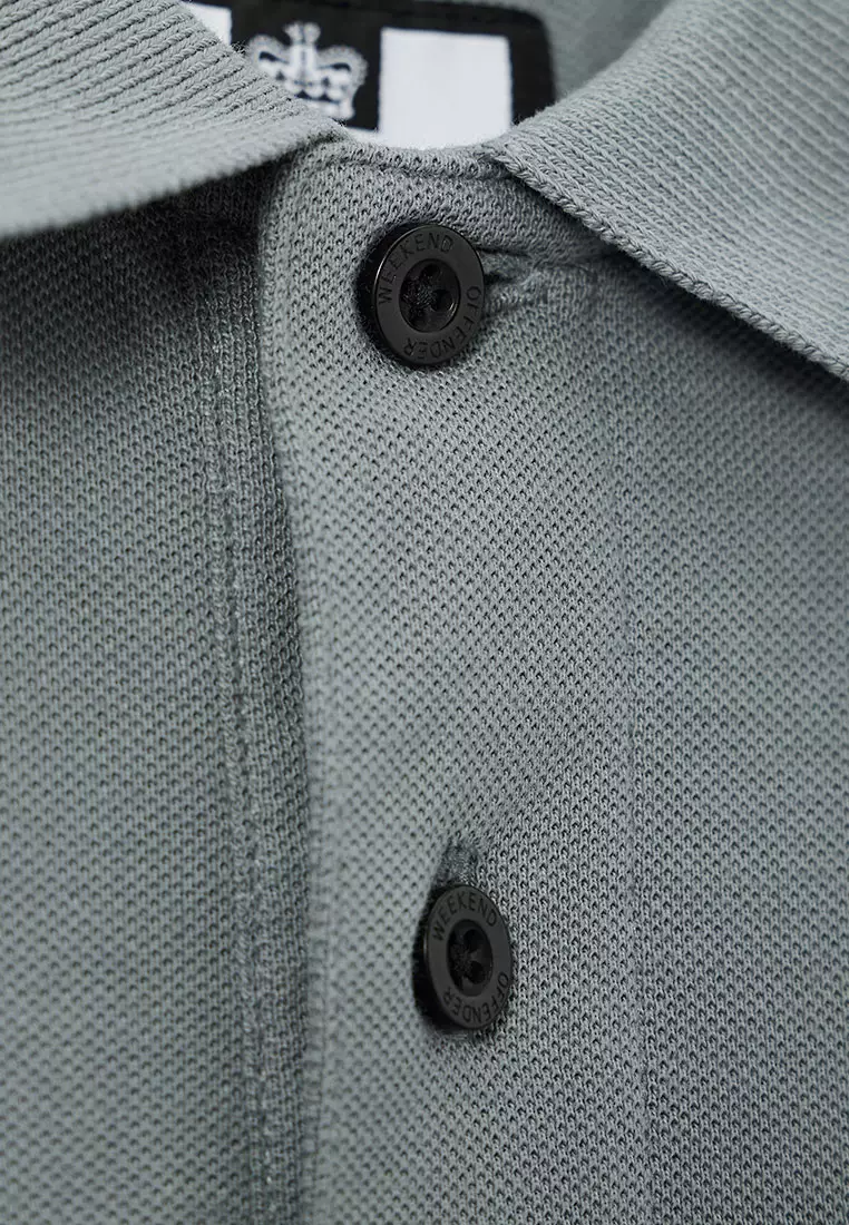 MENS PORPOISE CANEIROS BADGE POLO