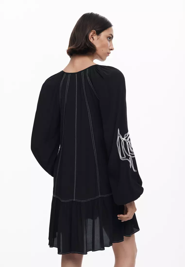 Embroidered Boho dress