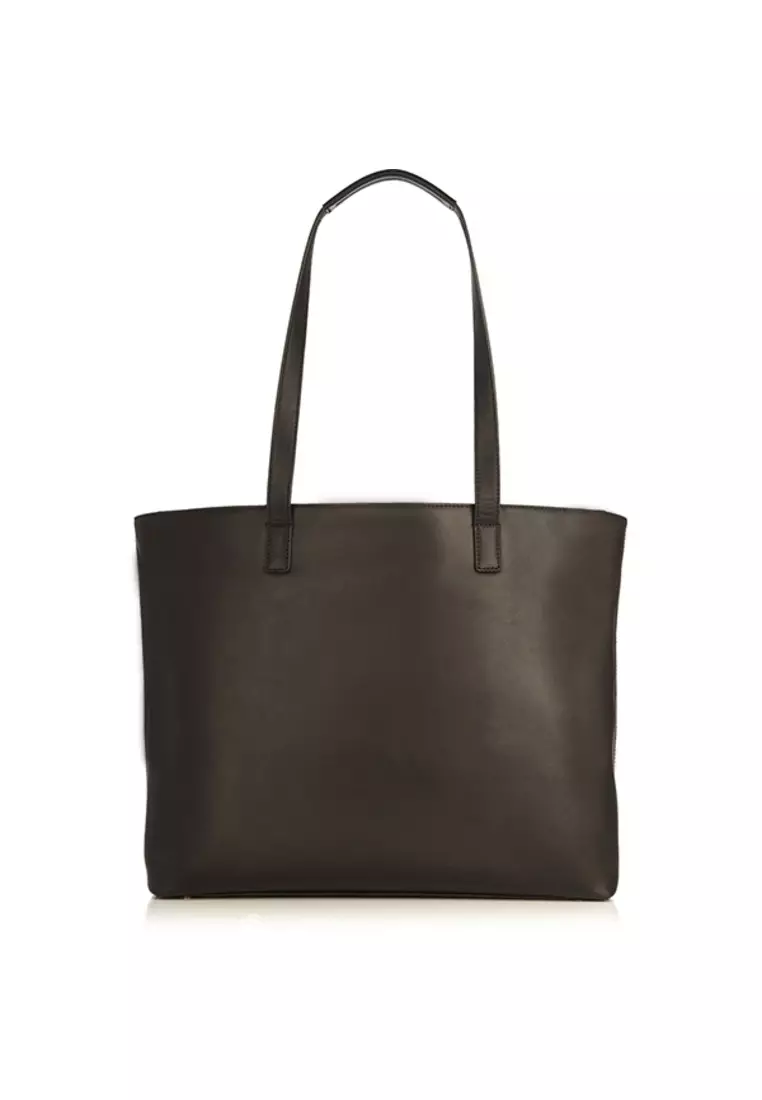 Buy knomo Maddox 15" Leather TopZip Tote (Black) 2024 Online ZALORA