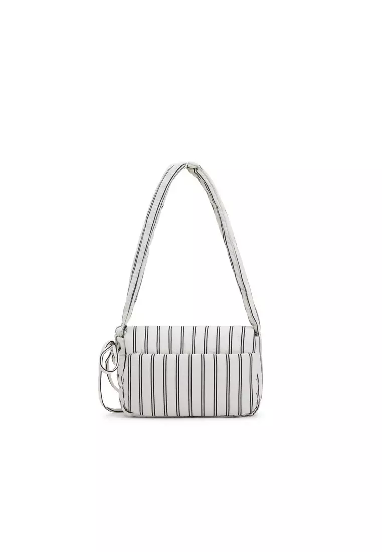 Tracey Puffy Plush Bow Crossbody
