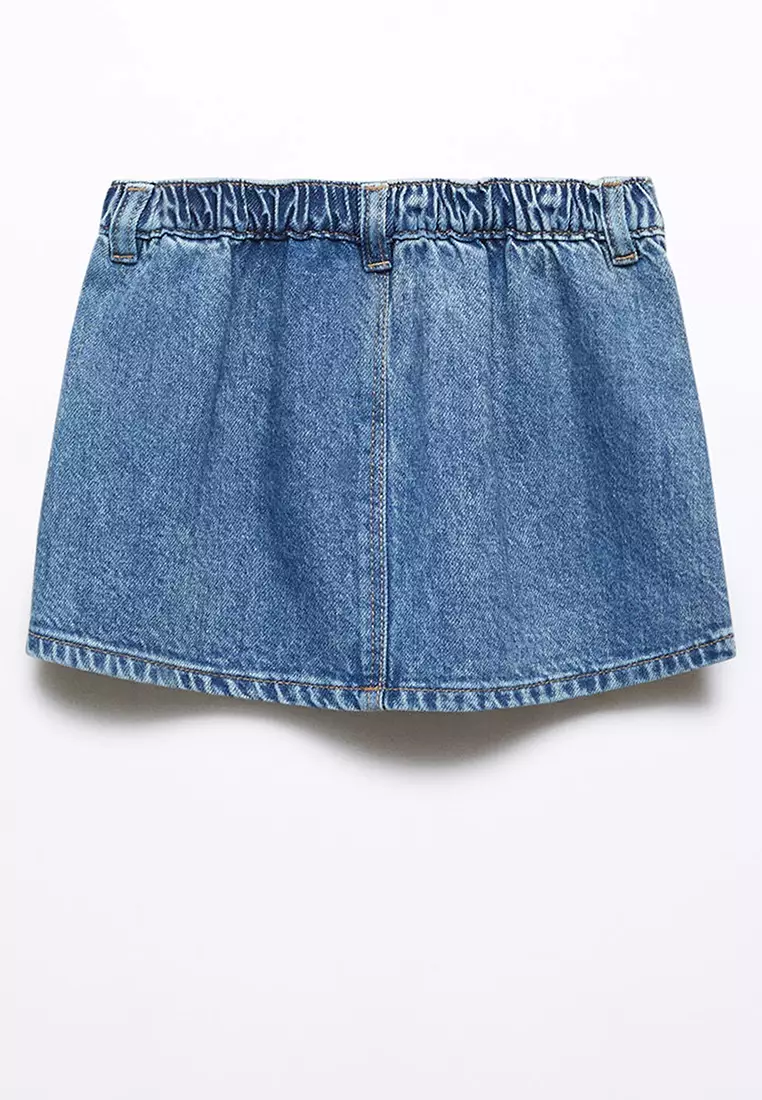 Baby blue deals jean skirt