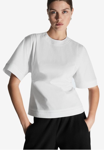 COS white Slim-Fit T-Shirt DEBC1AA417F14FGS_1