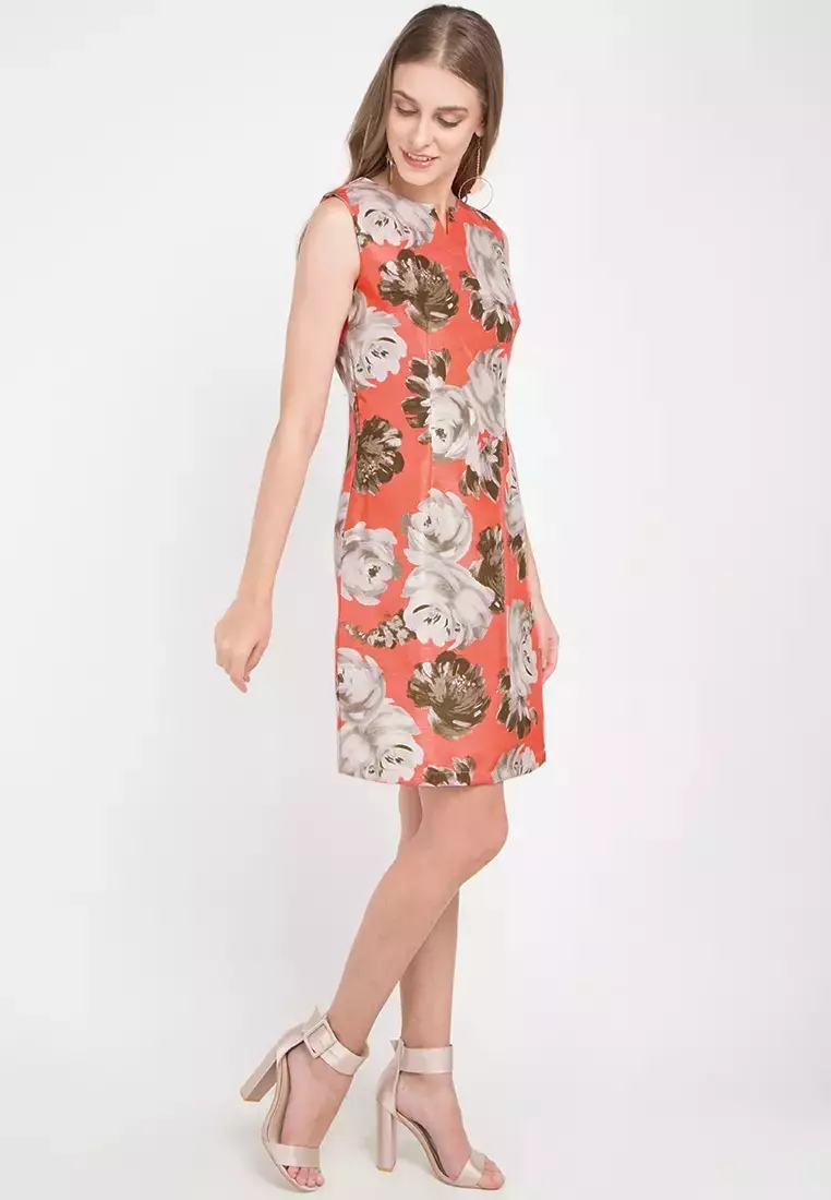Chanira Davina Dress-Peach