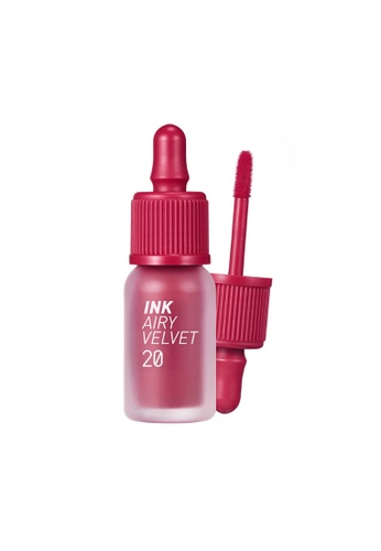 Peripera red and pink PERIPERA Ink Airy Velvet (AD) #20 BEAUTIFUL CORAL PINK - [24 Colors to Choose] E81DFBE19F340EGS_1