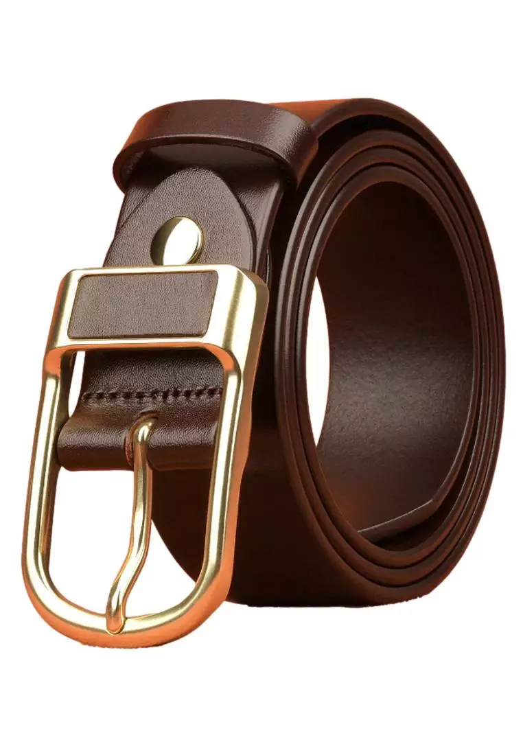 Fashion Brown Genuine Leather Belt KCBELT1103