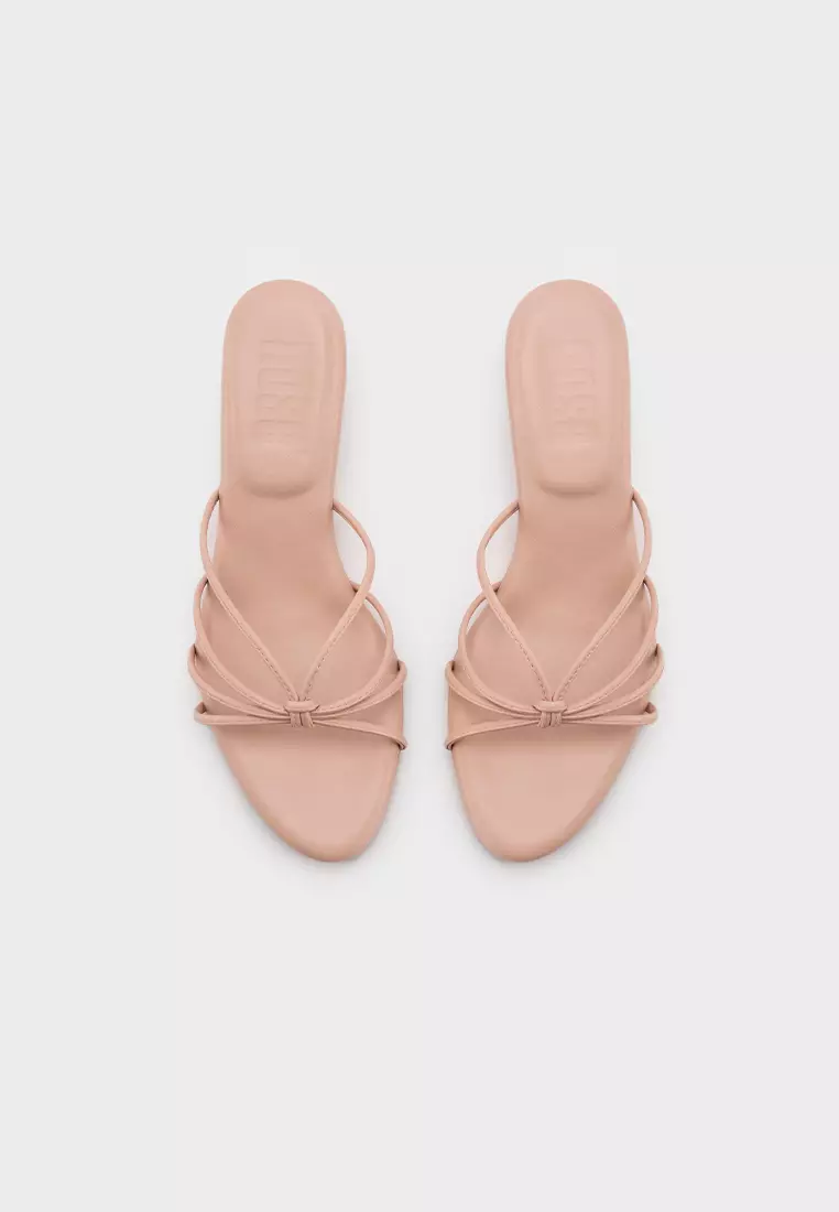 KNOTTED CLOUDFOAM LOW WEDGE HEEL 細帶編織云朵泡沫楔型拖鞋