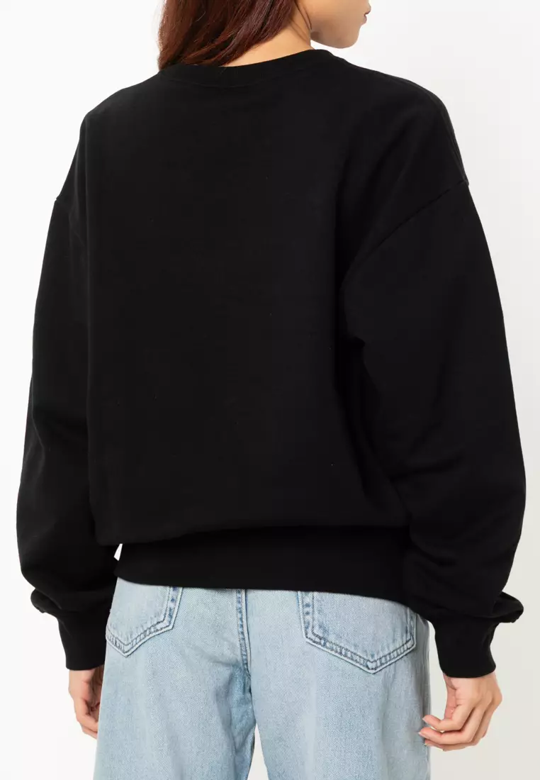 Cropped Monogram Sweatshirt - Calvin Klein Jeans