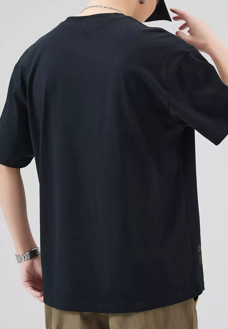 數字印花短袖T恤 AY-D5512