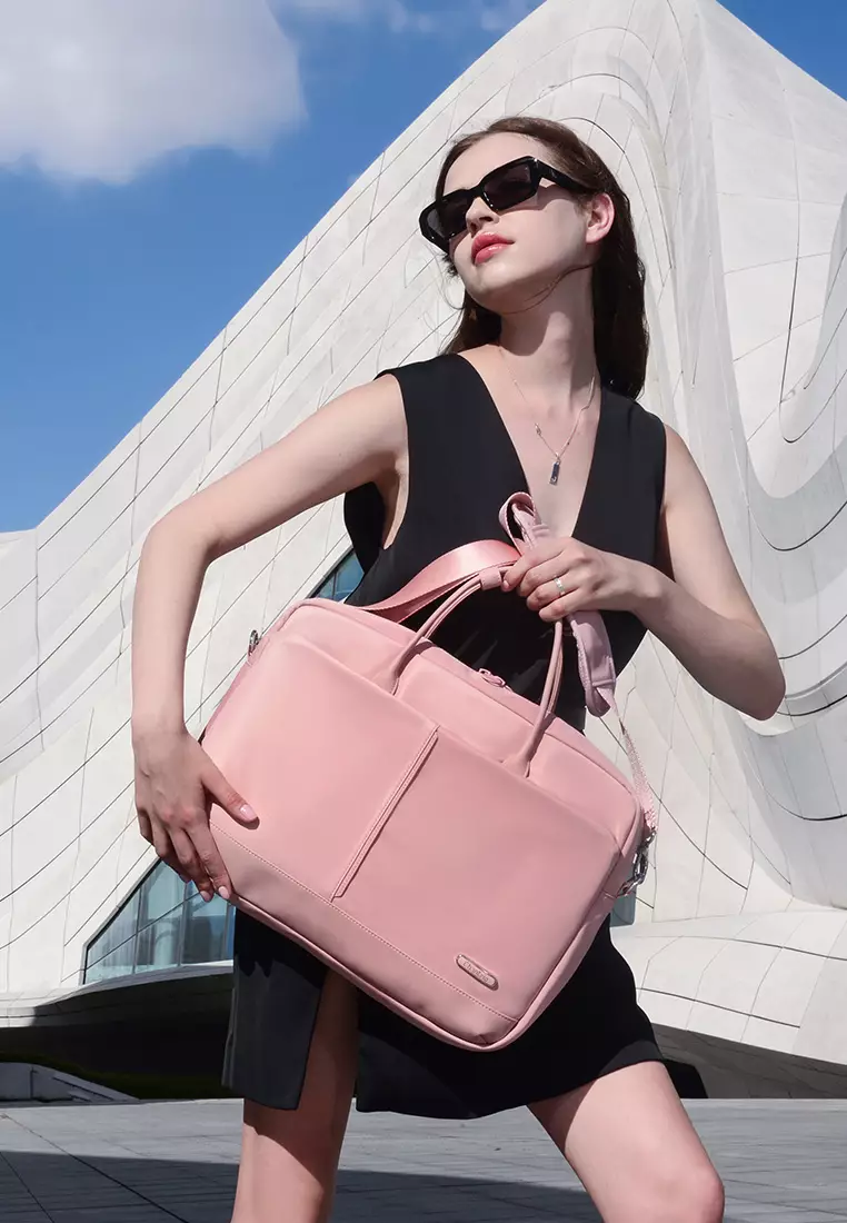 Premium Lightweight Laptop Bag for Women Water Resistant Handbag with Multiple Pockets for Casual, Work, College, School