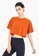 HAPPY FRIDAYS orange Women’s Loose Short Sleeve Top DK-TX27 BE6E6AA02BAA20GS_2