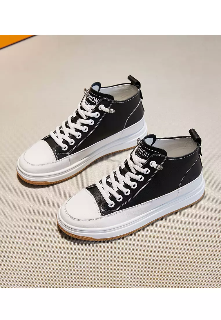 High-top Casual Leather Sneakers RX9303