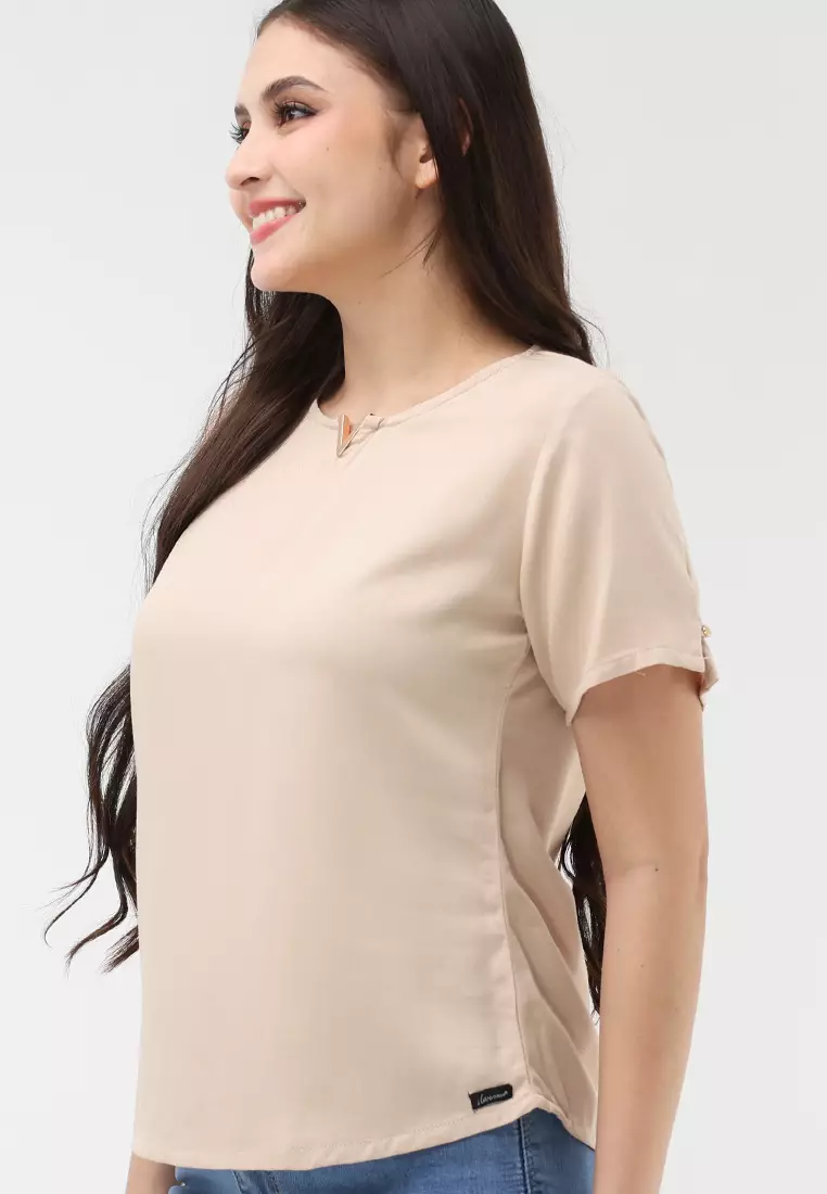 Boldtwill Rayon Short Sleeves Blouse