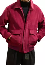 ハッピーベリー　1207 Buy HAPPY FRIDAYS Thick Corduroy Aviator Jacket GZYS6368