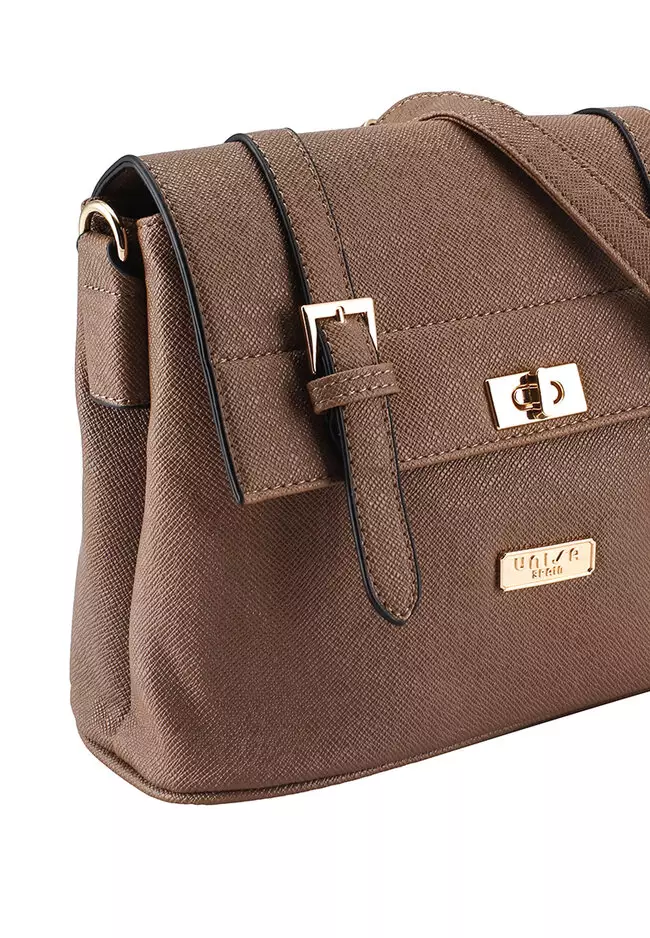 Saffiano Texture Mini Sling Bag