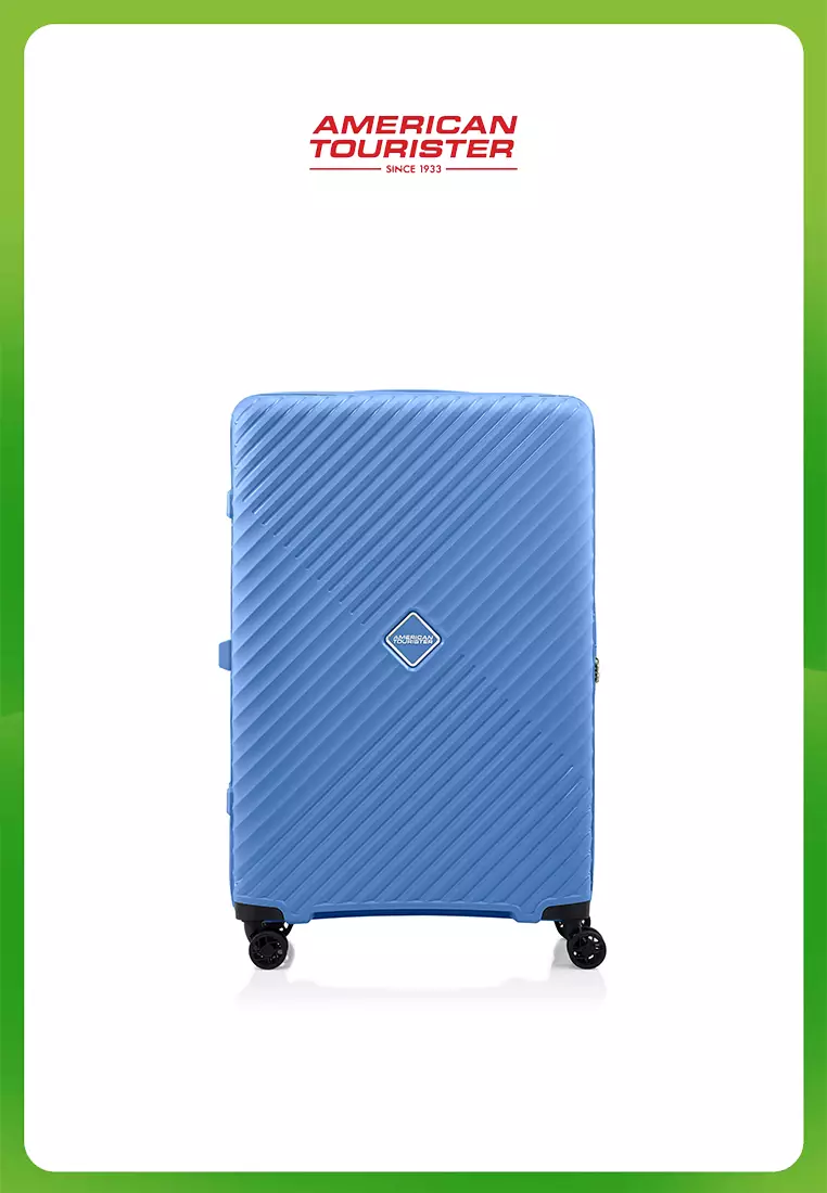 American Tourister Koper Hardcase Diazip Large 28 Inch TSA - Denim Blue